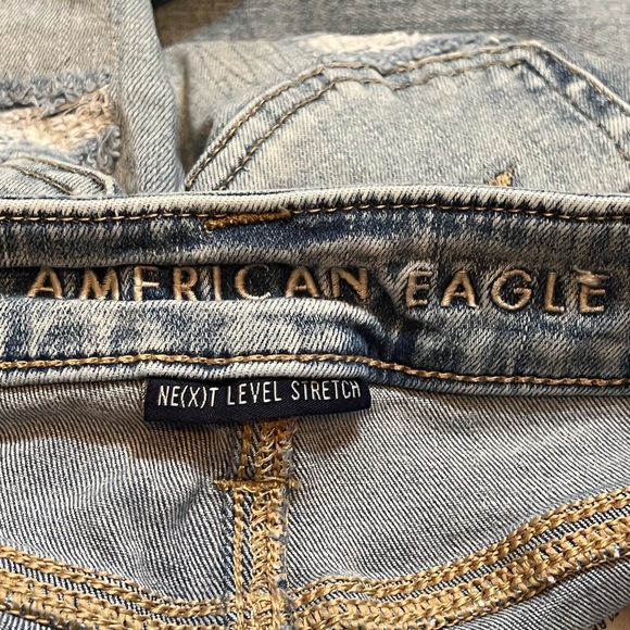American Eagle Distressed Hi-Rise Jegging Size 00 - Picture 7 of 8